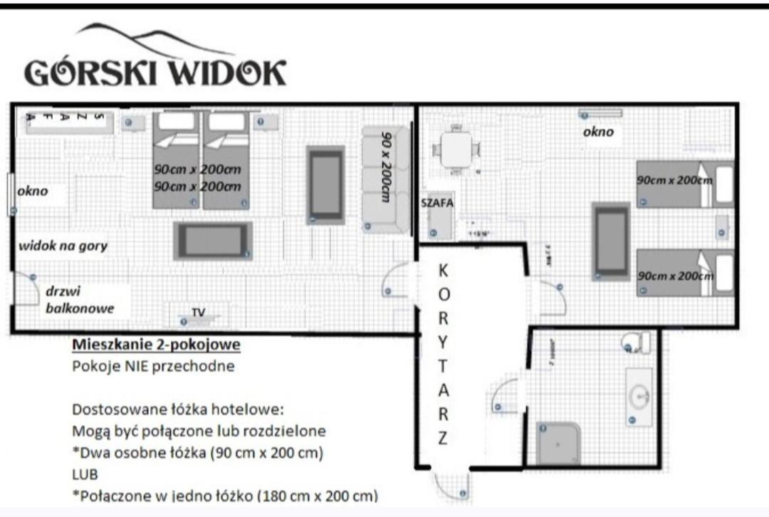Gorski Widok I Pokoje- Salon Kominkowy Habitación en casa particular Karpacz