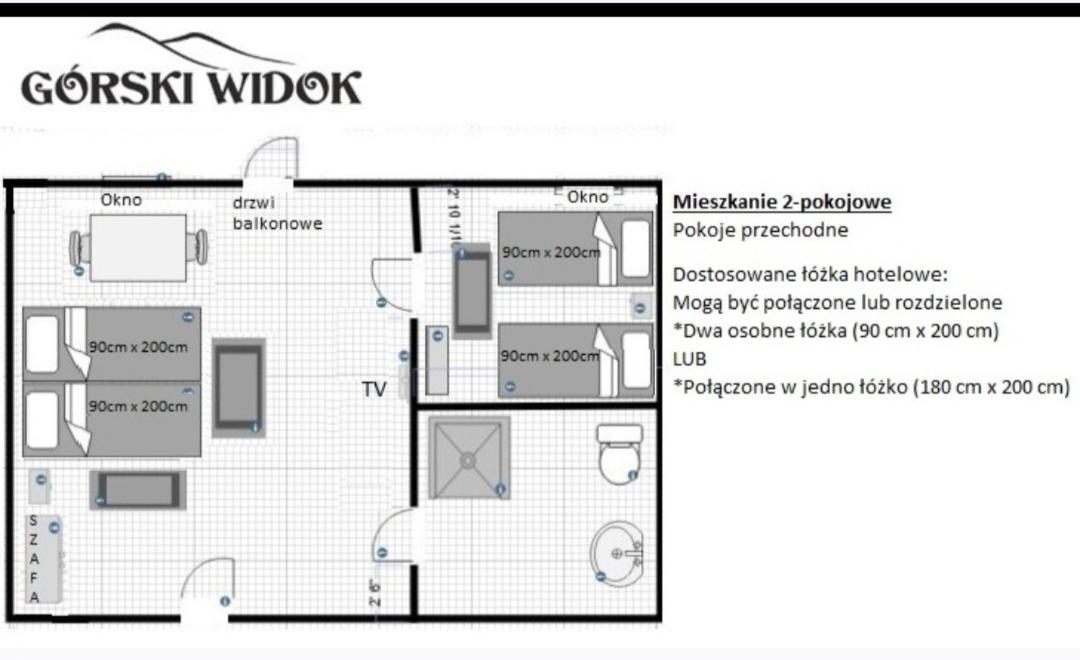 Gorski Widok I Pokoje- Salon Kominkowy *