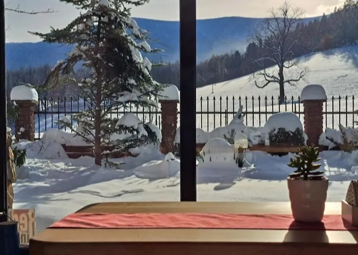 Gorski Widok Karpacz Apartamenty I Pokoje- Salon Kominkowy